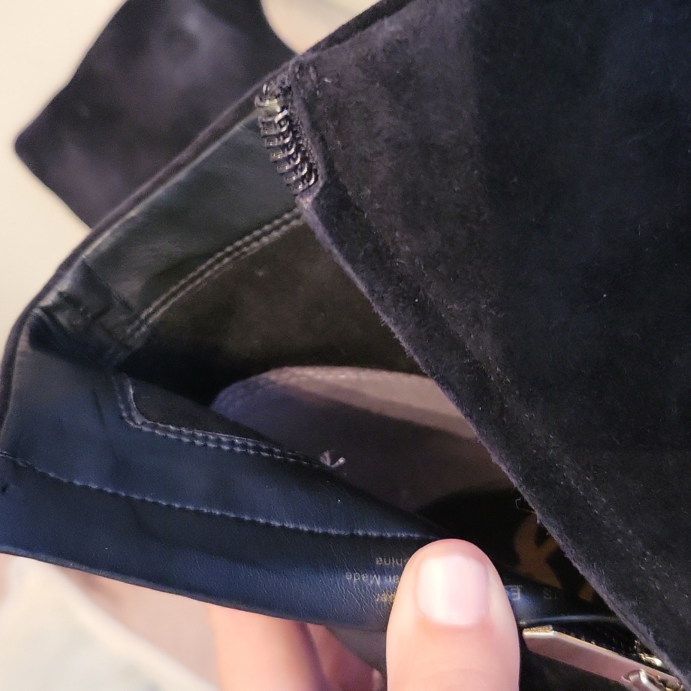 Sam Elderman Black Suede Boots - image 8